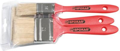 Paint brush set Spokar 81214 TRIO • 25-50-70 mm, plastic