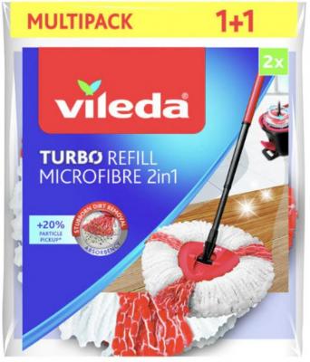 Replacement for mop Vileda TURBO 2v1, 1+1 free