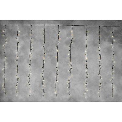 Christmas Light Multi-Connect Star curtain, 200xLED, 230V, Length 1x2 m, exterior, LED white