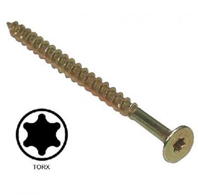 Chipboard screw UV ZHT 06,0x130, screw, countersunk head, Torx, partially threaded