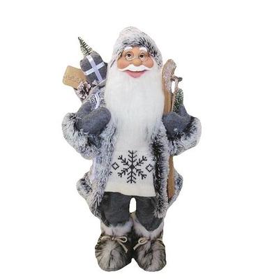 Christmas decoration XmSA40, Santa standing, 120 cm, with skis