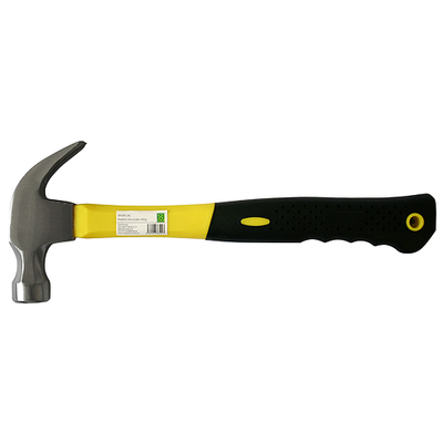 Claw hammer 450 g Strend Pro, fibreglass handle with TPR grip