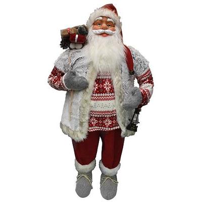 Christmas decoration XmC60, Santa with vest, 120 cm