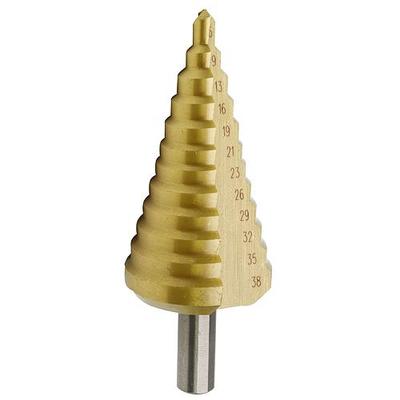 Step drill Strend Pro SD41, 06-38 mm, TiN, HSS, for metal