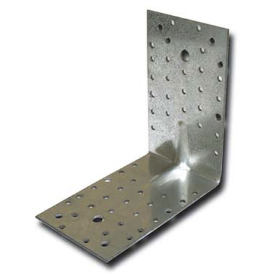 Reinforced angle bracket 130x130x100/2,5mm, galvanized, stronger