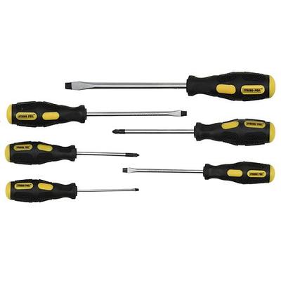 Screwdriver set  6 pcs
 Strend Pro, PL3x75, 5x100, 8x150 mm
PH1x75, 2x100 mm