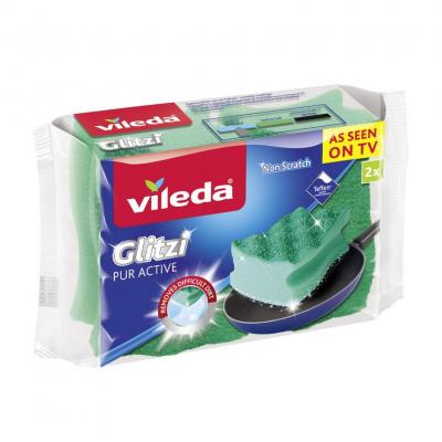 Sponge Vileda Glitzi Pur Active, tall, pack. 2 pcs