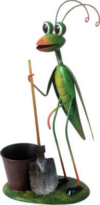 MagicHome Mecco decoration, Praying mantis, sheet metal, 26x15x52 cm