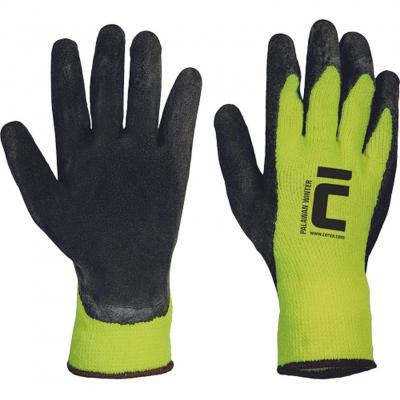 Gloves PALAWAN Winter Yellow 10, nylon, Latex