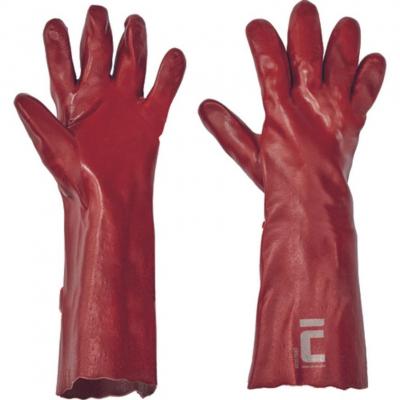 Gloves REDSTART 10, 45 cm, dipped in PVC