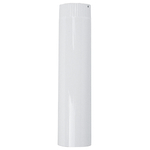 Pipe Smalt 0500 mm, white, enameled