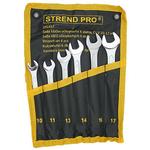 Wrench set 6 pcs Strend Pro, 6 - 22mm, DIN 3113A