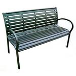 <p>Garden bench KIMBRA, 120x82x41cm, steel/plastic</p>