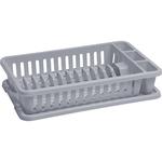 Dish drainer Curver® 173415, gray Lux, 26.5x42x8.8 cm