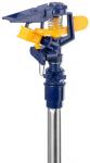 Impulse sprinkler PVC / metal stand telescopic 500 - 800mm