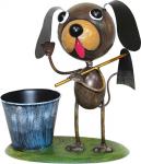 MagicHome Mecco decoration, Dog with a hoe, sheet metal, 27x16x29 cm