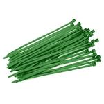 Binding tapes Strend Pro CT66BG, 200x2,5mm 50pcs, green, nylon