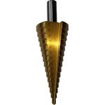 Step drill Strend Pro SD41, 04-32 mm, TiN, HSS, for metal