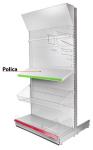 Shelf Racks H10 1250x370x0.8 mm, with brackets, wide *L*