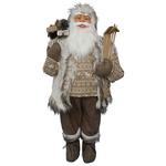 Christmas decoration XmC73, Santa, brown, 120 cm