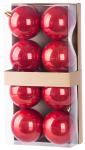 Globes MagicHome Christmas, 8 pcs, red, on the Christmas tree, 7 cm